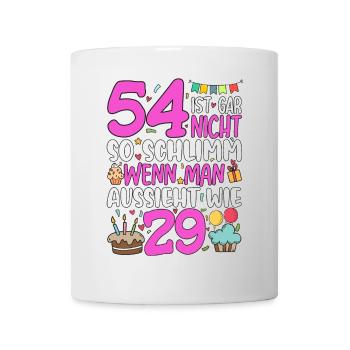 54 isn't so bad - Mug - white - Front