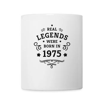 50e anniversaire Les légendes sont nées en 1975 - Mug blanc - blanc - Devant