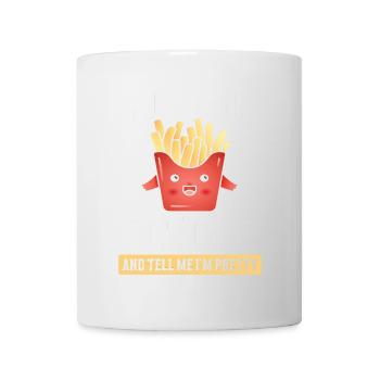 French Fries Food Pun Potato - Tasse - Weiß - Vorne