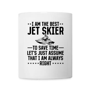 I am the best jet skier - Funny Jetski Rider - Mug - white - Front
