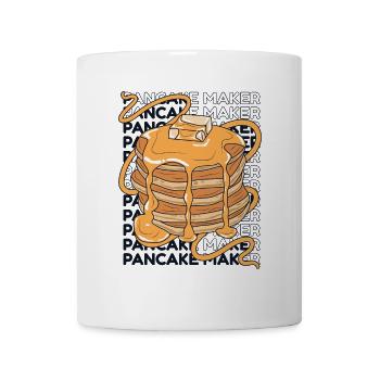 Recettes de crêpière Flapjack Griddlecake - Mug blanc - blanc - Devant