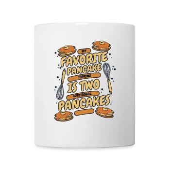 Lieblingsrezepte für Pfannkuchen-Toppings Grillkuchen - Tasse - Weiß - Vorne