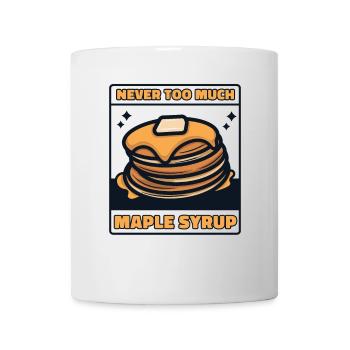 Nie zu viel Ahornsirup Rezepte Flapjack - Tasse - Weiß - Vorne