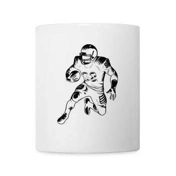 Football player - Mug - white - Front