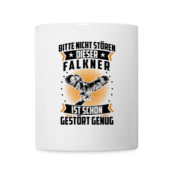 Falkner ist schon gestört Beizjagd Falknerei - Tasse - Weiß - Vorne