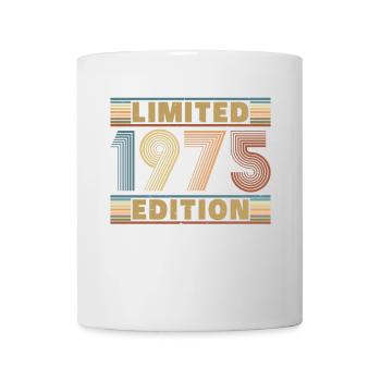 1975 Vintage Retro Geburtstagsgeschenk - Tasse - Weiß - Vorne