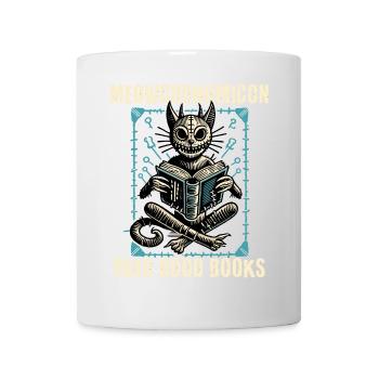 Meowcronomicon Read Good Books - Mug - white - Front