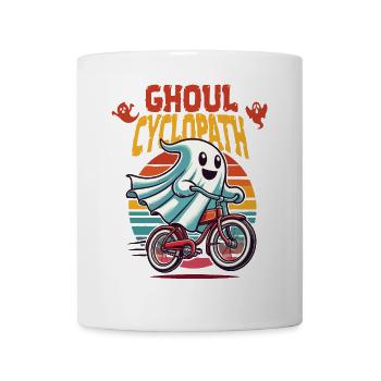 Happy Ghoul Cyclist Adventure - Mug - white - Front