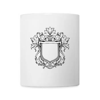 Wappen Symbol - Tasse - Weiß - Vorne