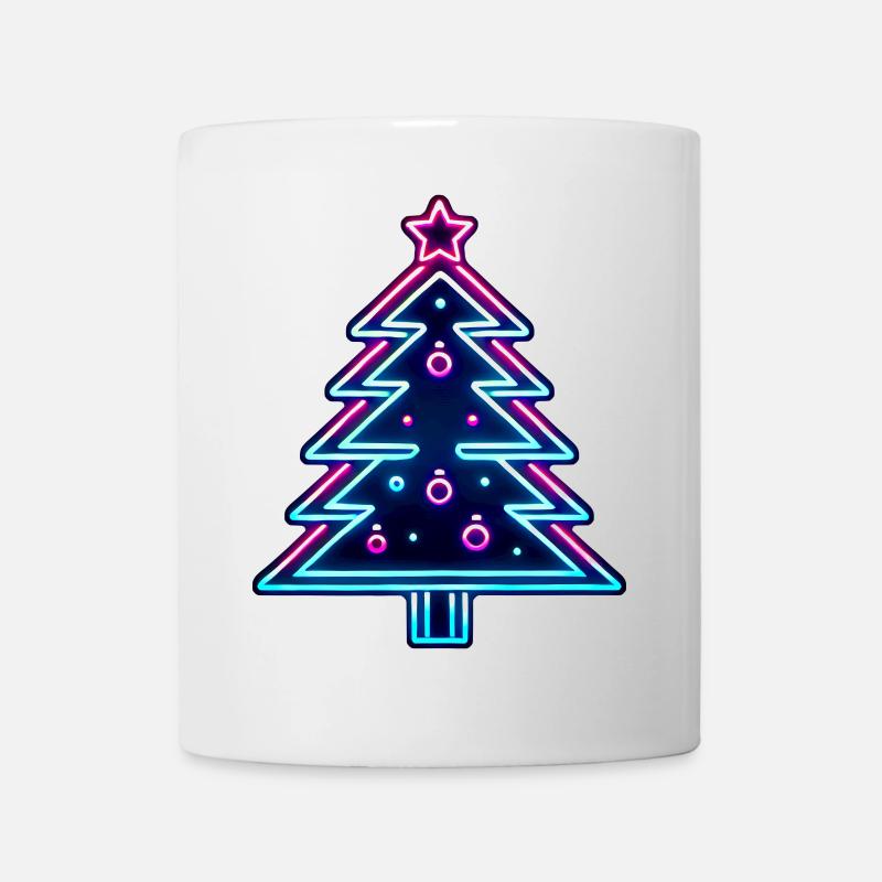 Neon Christmas - Tasse - Weiß