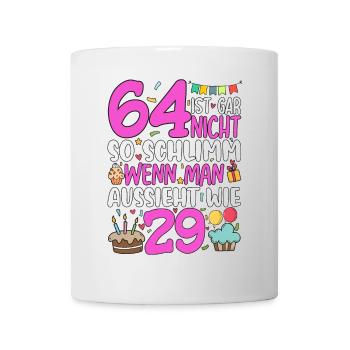 64 isn't so bad - Mug - white - Front