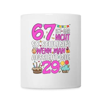 67 isn't so bad - Mug - white - Front