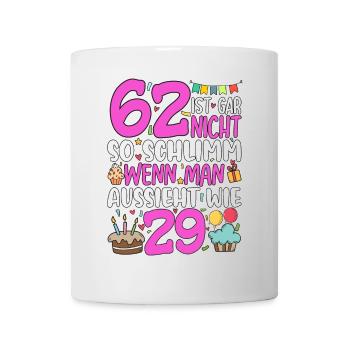 62 isn't so bad - Mug - white - Front