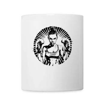 Boxerin - Tasse - Weiß - Vorne
