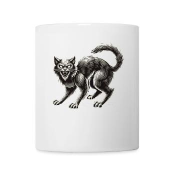 Cat Lover Halloween Hiss Off - Mug - white - Front