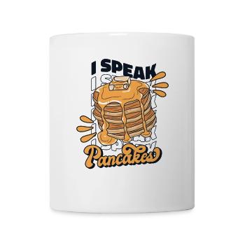 I Speak Pancakes Recettes Flapjack Griddlecake - Mug blanc - blanc - Devant