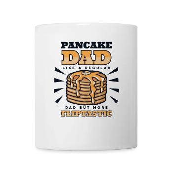 Pfannkuchen Papa Mehr Fliptastische Rezepte Flapjack - Tasse - Weiß - Vorne