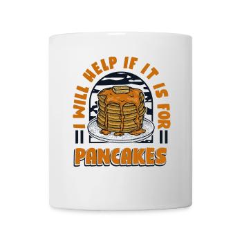 Aidera si c’est pour l’amateur de recettes de crêpes - Mug blanc - blanc - Devant