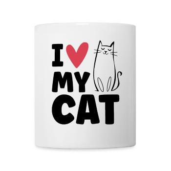 I Love My Cat - Pet Cat Animal Love - Mug - white - Front