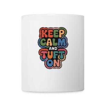 Diy-teppich Lustiger Teppich Tufting - Tasse - Weiß - Vorne