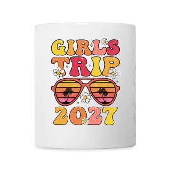 Voyage entre filles 2027 - Mug blanc - blanc - Devant