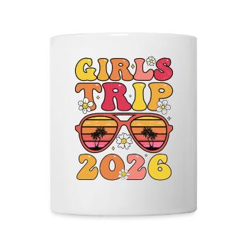 Voyage entre filles 2026 - Mug blanc - blanc - Devant