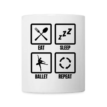 Ballet routine - Mug - white - Front
