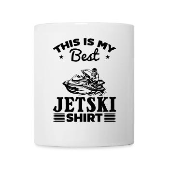 C’est mon meilleur t-shirt Jetski Jetski Rider Jetski D - Mug blanc - blanc - Devant