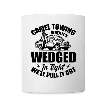 Camel Towing Adult Humor - Mug - white - Front