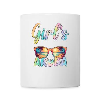 Voyage entre filles à Aruba 2027 - Mug blanc - blanc - Devant