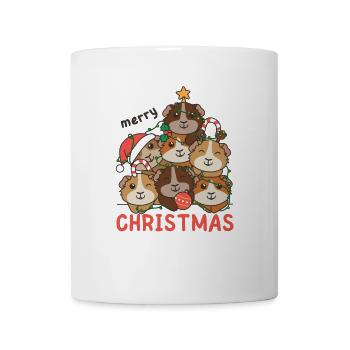 guinea pig christmas tree merry christmas - Mug - white - Front