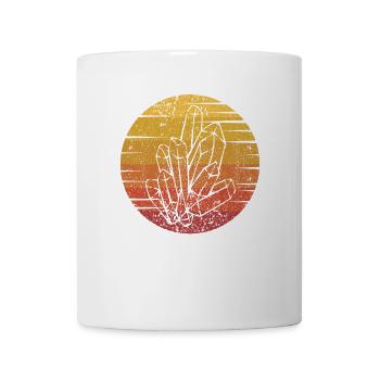Retro Geologist Rockhounding Mineral Collector - Mug - white - Front