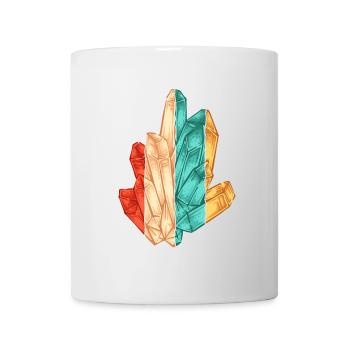 Rétro Géologue Collectionneur de pierres Collectionneur de minéraux - Mug blanc - blanc - Devant