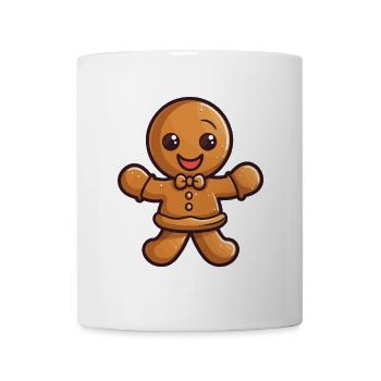 Cuisson des biscuits au pain d’épice Noël - Mug blanc - blanc - Devant