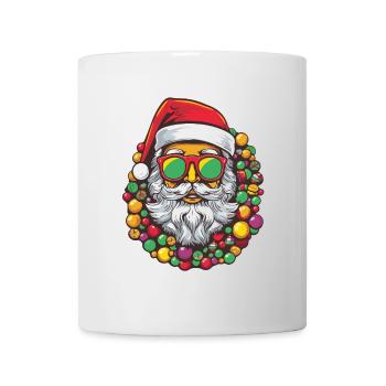 Santa Claus Colorful Christmas Santa - Mug - white - Front