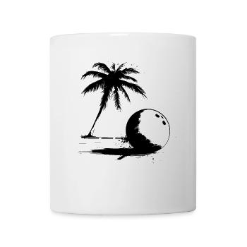 Croquis de bowling - Mug blanc - blanc - Devant