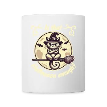 Is the Halloween enough witch cat design - Mug - white - Front