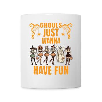 Les goules veulent juste s’amuser Halloween - Mug blanc - blanc - Devant