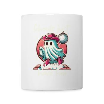 Les goules veulent s’amuser dans l’ de la fête - Mug blanc - blanc - Devant