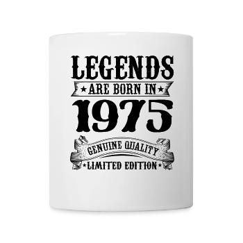 Legends are born in 1975 Birthday 50 Years - Tasse - Weiß - Vorne