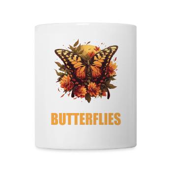 Butterfly Butterflies Butterfly - Mug - white - Front