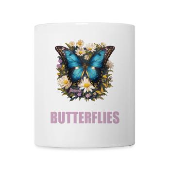 Butterfly Butterflies Butterfly - Mug - white - Front