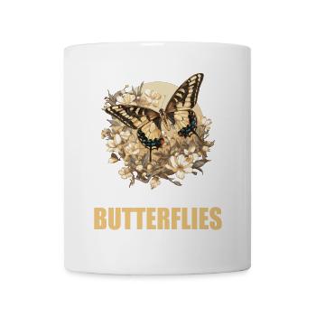 Butterfly Butterflies Butterfly - Mug - white - Front