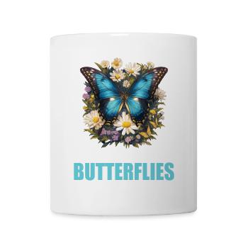 Butterfly Butterflies Butterfly - Mug - white - Front