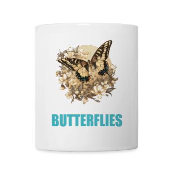 Butterfly Butterflies Butterfly - Mug - white - Front
