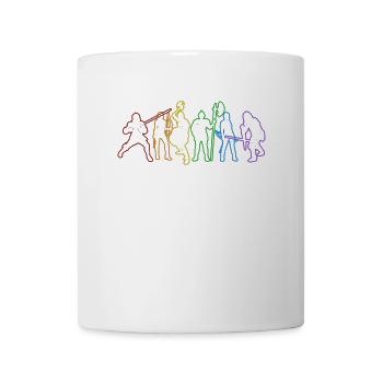 LARP LGBT Rainbow LARPing Weapons Armor Character - Mug - white - Front