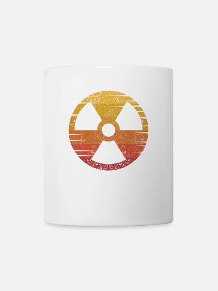 Retro Uran Kernkraftwerk Energie Kernkraft - Tasse - Weiß