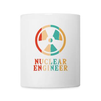 Retro Energie Uran Kernkraftwerk Kernkraft Kernkraft - Tasse - Weiß - Vorne