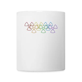 Nuklearingenieur LGBT Regenbogen Uran Nuklear - Tasse - Weiß - Vorne