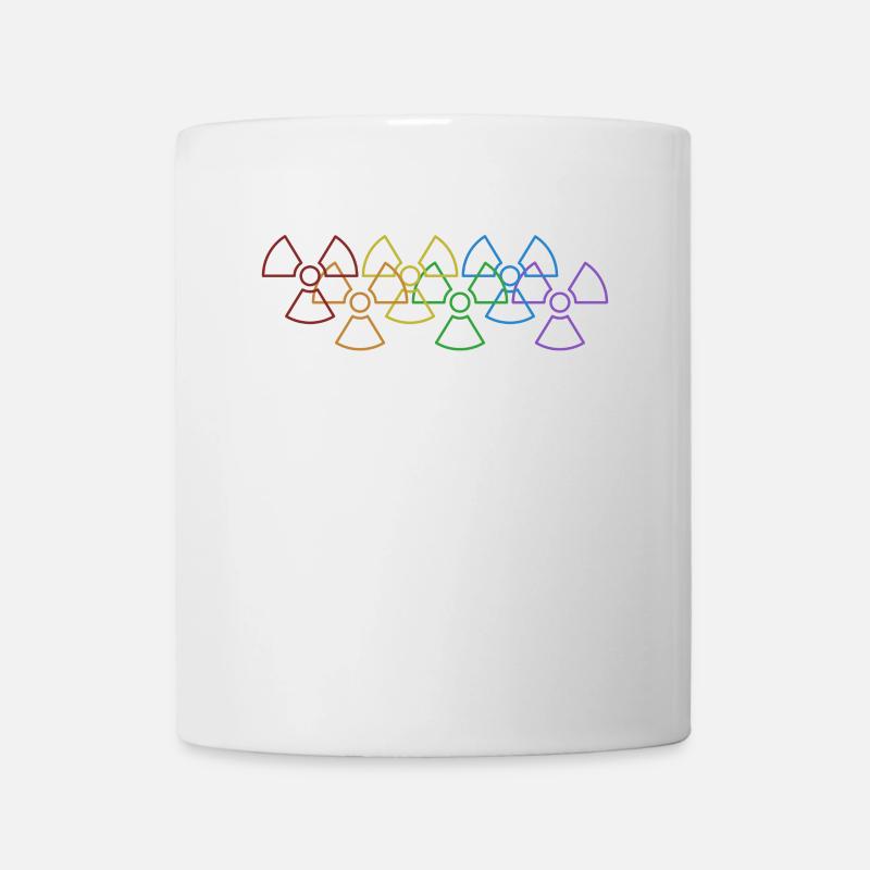 Nuklearingenieur LGBT Regenbogen Uran Nuklear - Tasse - Weiß
